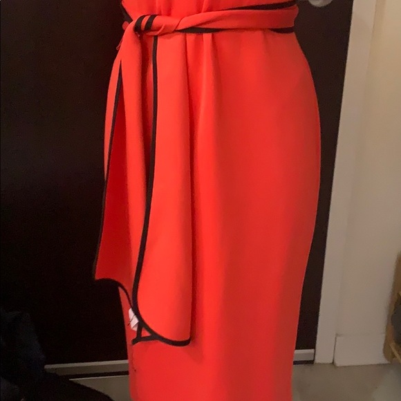 Orange red dress - Picture 2 of 4